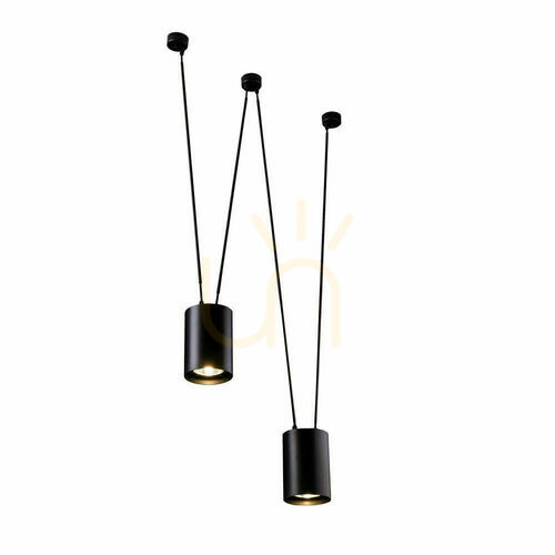 Kontrola Závěsné svítidlo Antigo VIWIN 2 černé 200 cm LED ES111 9021