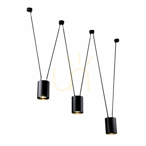 Kontrola Závěsné svítidlo Antigo VIWIN 3 černé, 3x LED ES111, 300 cm, 9022