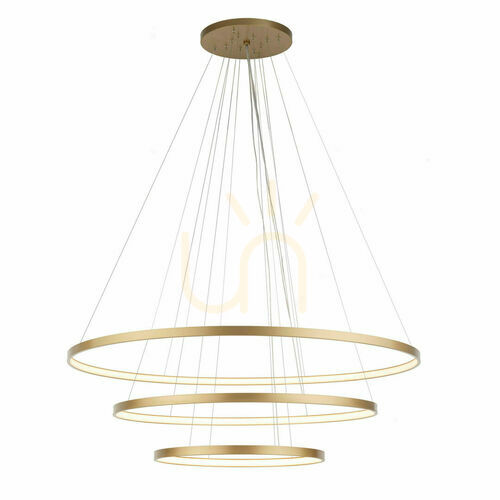 Kontrola Závěsné svítidlo Antigo Agari Multi 3 zlaté 117 cm LED 6 světel 4000K 5421