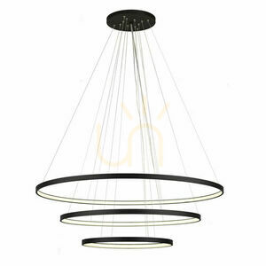 Závěsné svítidlo Antigo Agari Multi 3 LED 117 cm černé 6x 3000K 5430 small 0