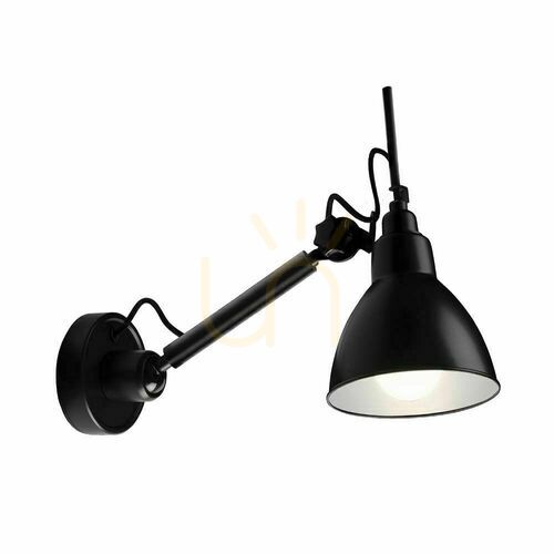 Kontrola Nástěnné svítidlo Antigo Daisen K1 4481 černé E27 LED
