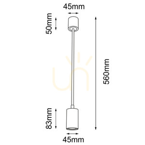 Závěsné svítidlo Antigo Dakata 1 černé LED MR11 5632 small 1