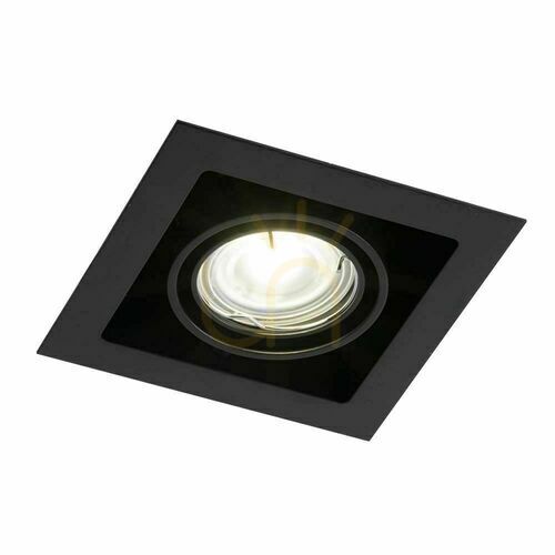 Kontrola Zapuštěné svítidlo Antigo Ebino 3304 černé GU10 12 x 12 cm