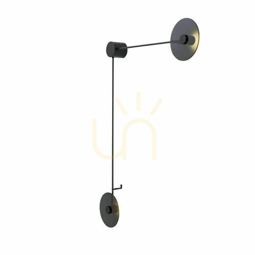 Kontrola Nástěnné svítidlo Antigo Furano L černé 94 cm LED MR11 2x (4035)