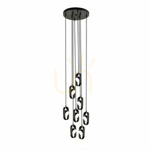Závěsné svítidlo Antigo Furoku 8 černé LED 3000K 4800 lm 7952 small 0