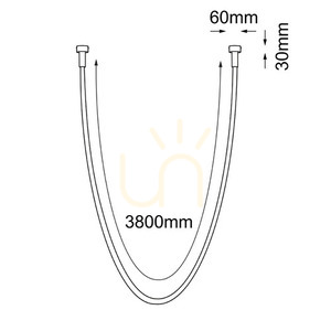 Závěsné svítidlo Antigo Hebi černé LED 4000K 386 cm 3023 small 1