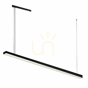 Závěsné svítidlo Antigo Hiate Line LED 180 cm černé 2 světla 3000K (1856) small 0