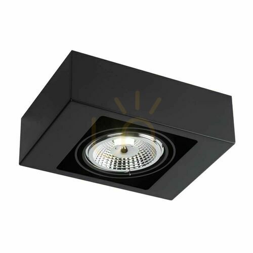Kontrola Stropní svítidlo Antigo Koga 1 černé LED ES111 25 x 18 x 8 cm (1152)