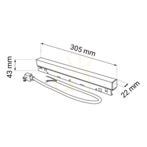 Napájecí zdroj Antigo Komatsu 200W wpinaný bílý 6644 small 1
