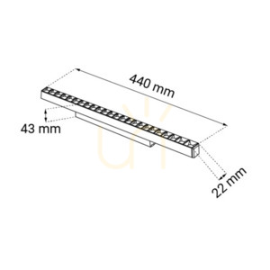 Bodové svítidlo Antigo Komatsu magnetické bílé 44 cm 3000K LED 6647 small 1