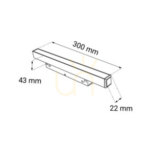 Magnetické bodové svítidlo Antigo Komatsu bílé 300 mm LED 4000K 960 lm 6543 small 1