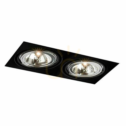 Kontrola Zapuštěné svítidlo Antigo Komoro 2 černé LED ES111 3309