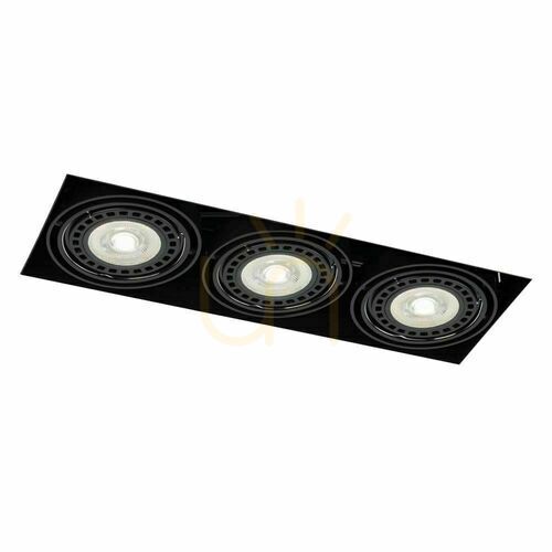 Kontrola Zapuštěné svítidlo Antigo Komoro 3 černé LED ES111 3310