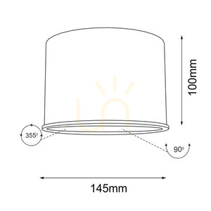 Stropní svítidlo Antigo Miki 1117 černé LED ES111 14,5 cm 1 Stropní svítidlo Antigo Miki 1117 černé LED ES111 14,5 cm small 1