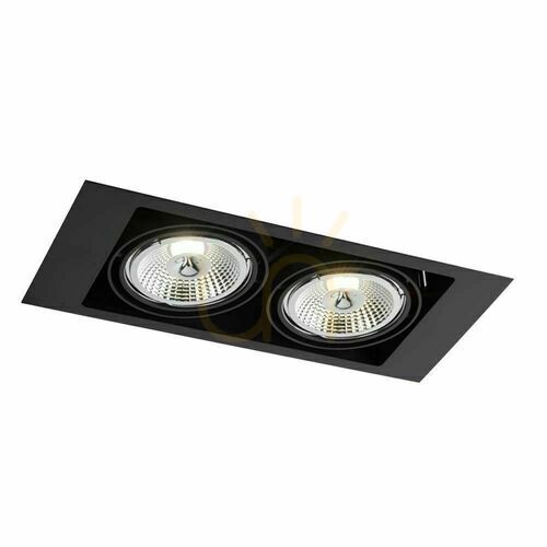 Kontrola Zapuštěné svítidlo Antigo Muko 2 černé LED ES111 3313