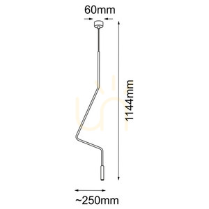 Závěsné svítidlo Antigo No. Vi 1 černé G9 114,4 cm 5139 1 Závěsné svítidlo Antigo No. Vi 1 černé G9 114,4 cm 5139 small 1