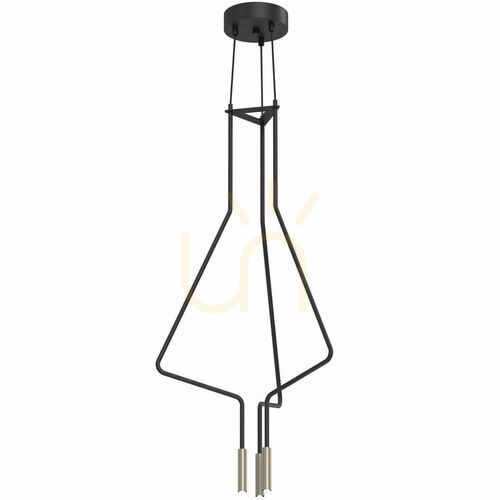 Kontrola Závěsné svítidlo Antigo no. Vi 3 černé 3x G9 115,4 cm 5140