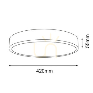Stropní svítidlo Antigo Nomi černé LED 42 cm 4000K 8446 1 Stropní svítidlo Antigo Nomi černé LED 42 cm 4000K 8446 small 1