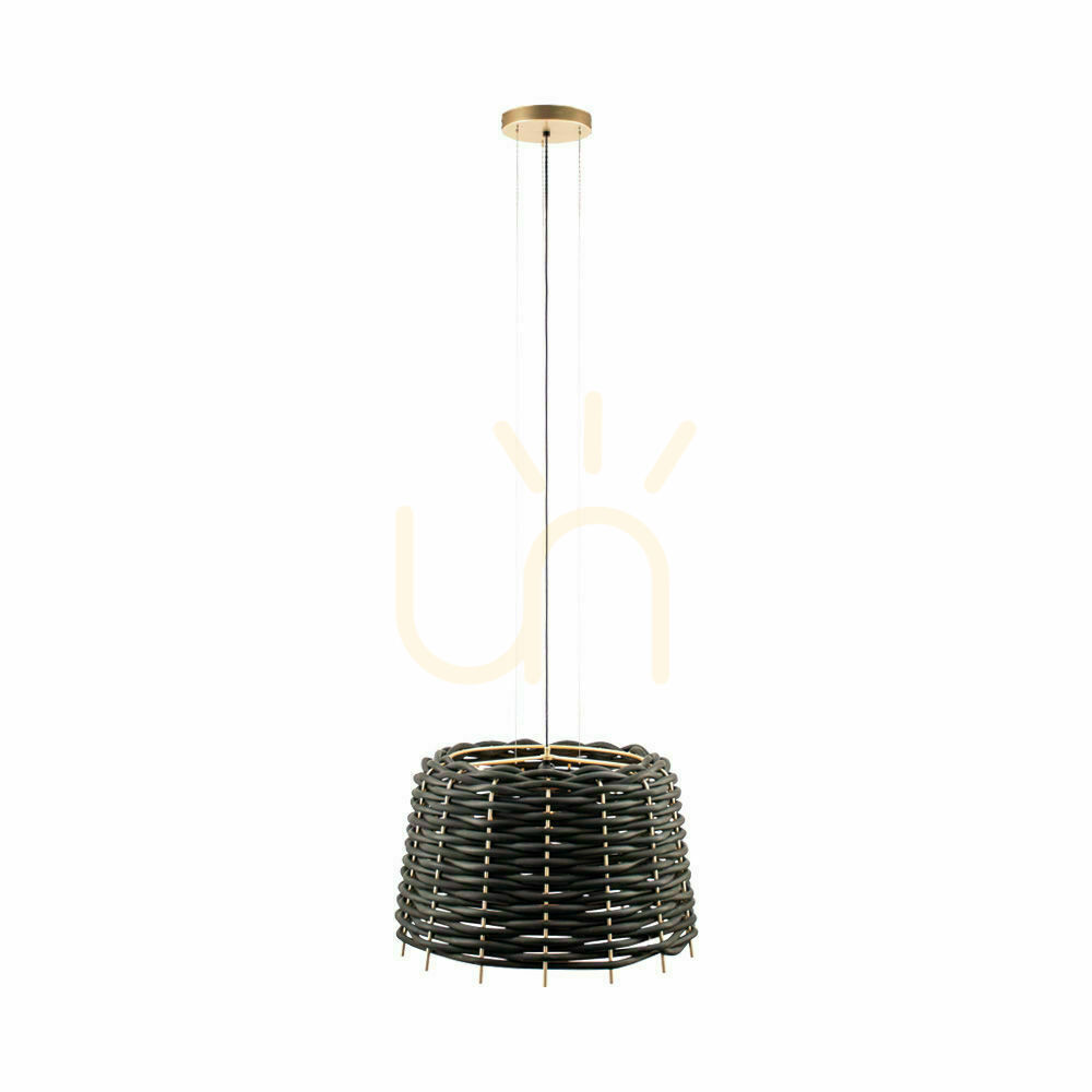 Kontrola Závěsné svítidlo Antigo Suami O 60 černé 63 cm LED E27 5090 Závěsné svítidlo Antigo Suami O 60 černé 63 cm LED E27 5090
