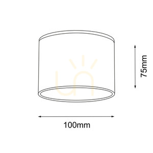 Stropní svítidlo Antigo Suwa černé GX53 10 cm 1174 small 1