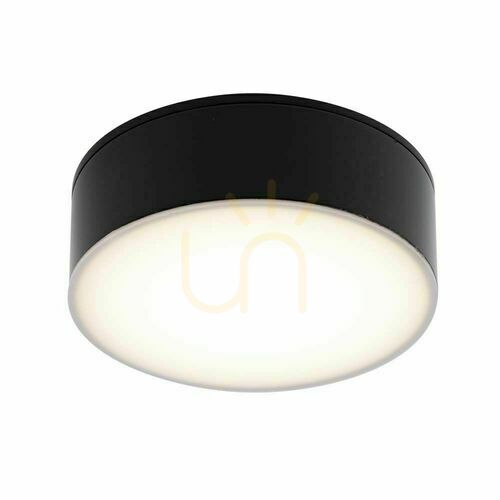 Kontrola LED plafon Antigo Tottori černý IP44 10 cm 3000K 8056