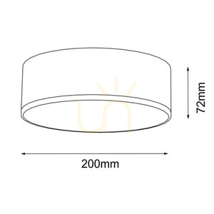 Plafon Antigo Zama 7030 bílý 20 cm GX53 LED small 1