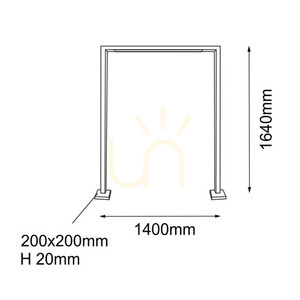 Venkovní stojací světlo Antigo Taketa 9933 antracit 164 cm LED T8 1 Venkovní stojací světlo Antigo Taketa 9933 antracit 164 cm LED T8 small 1