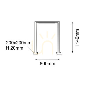 Venkovní stojací světlo Antigo Taketa 9935 antracit 114 cm LED T8 1 Venkovní stojací světlo Antigo Taketa 9935 antracit 114 cm LED T8 small 1