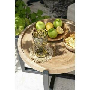Talíř BAZAR BIZAR Teak Root Organic z kořene teaku přírodní 25 cm small 5