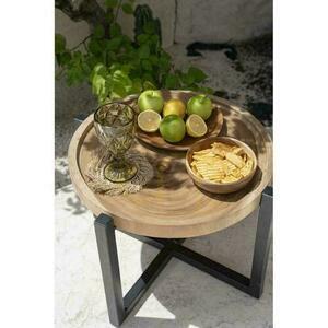 Talíř BAZAR BIZAR Teak Root Organic z kořene teaku přírodní 25 cm small 6