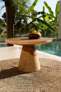 Mísa na ovoce Bazar Bizar Teak Root BASU605, teakové dřevo, 20 cm small 7