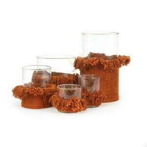Svícen BAZAR BIZAR Oh My Gee Collection Rust Velvet S small 4