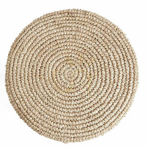 Barová stolička BAZAR BIZAR Raffia, teakové dřevo a rafie, přírodní, 75 cm small 7