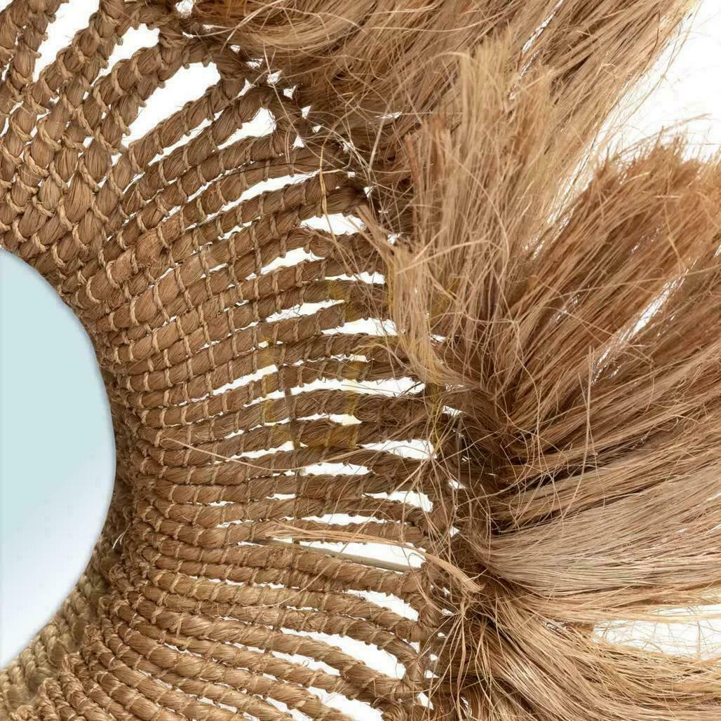 Zobrazit Zrcadlo BAZAR BIZAR Abaca Solomon přírodní 85 cm Abaková tráva Zrcadlo BAZAR BIZAR Abaca Solomon přírodní 85 cm Abaková tráva