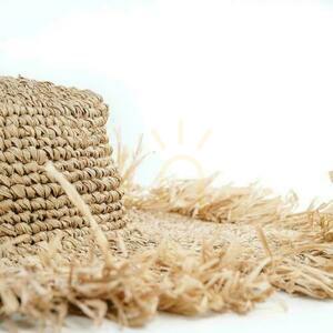 Klobouk BAZAR BIZAR Ocean Hat z rafie, přírodní, 57 cm small 4