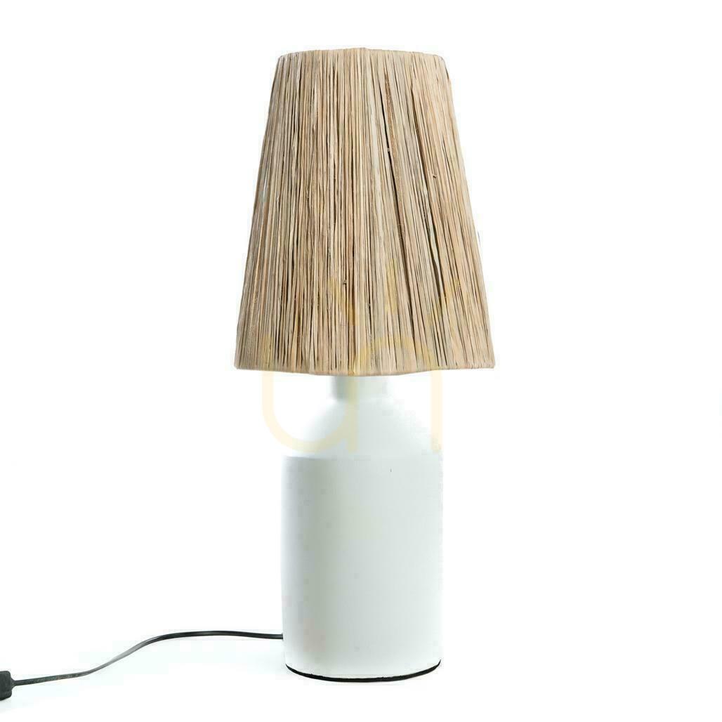 Kontrola Stolní lampa Beduin - bílá přírodní Stolní lampa Beduin - bílá přírodní