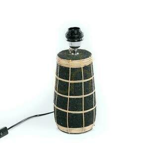 Stolní lampa BAZAR BIZAR Naxos černá přírodní terakota tráva 56 cm small 5