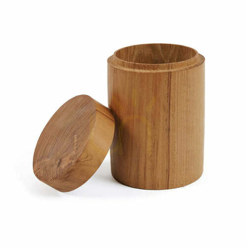 Kontrola Dóza s víkem BAZAR BIZAR Teak Root M, teakové dřevo, 300 ml
