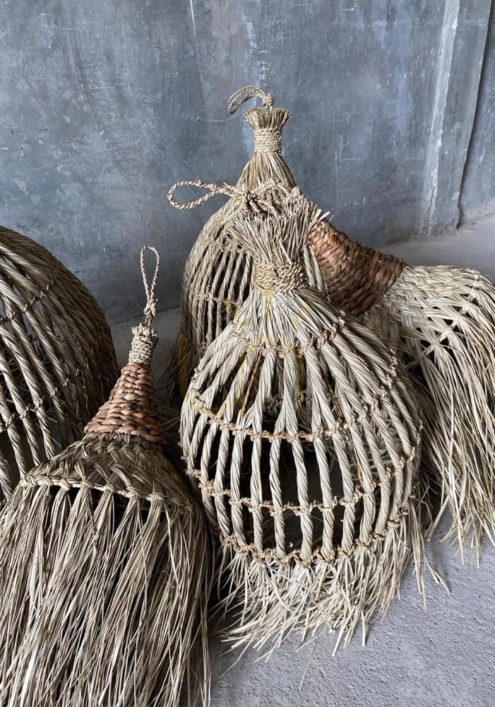 Náhled Přívěsek světla BAZAR BIZAR Guagua přírodní Mendong Grass Collection L Přívěsek světla BAZAR BIZAR Guagua přírodní Mendong Grass Collection L