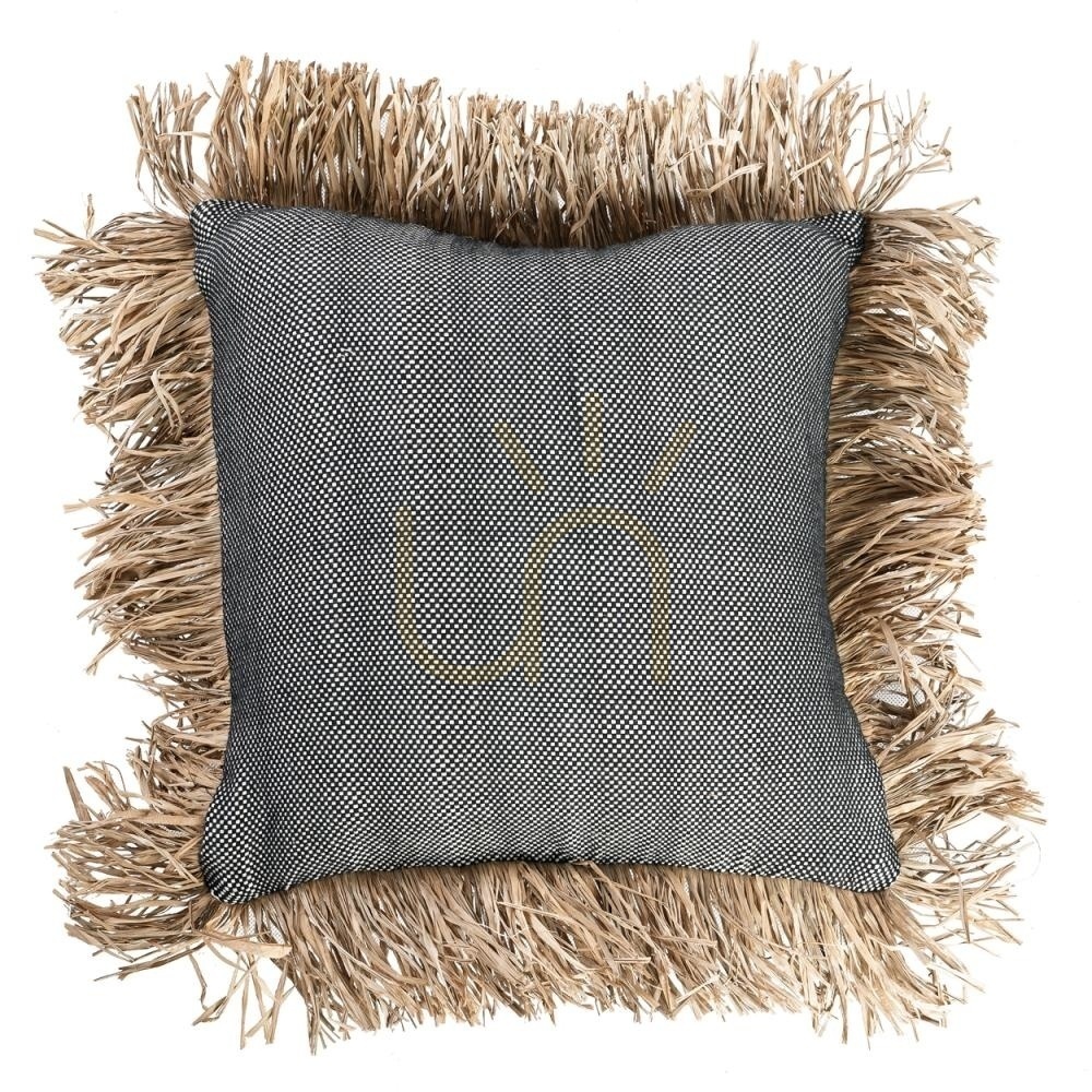 Kontrola Povlak na polštář BAZAR BIZAR Cotton Bonita přírodní černá 40x40 cm Povlak na polštář BAZAR BIZAR Cotton Bonita přírodní černá 40x40 cm