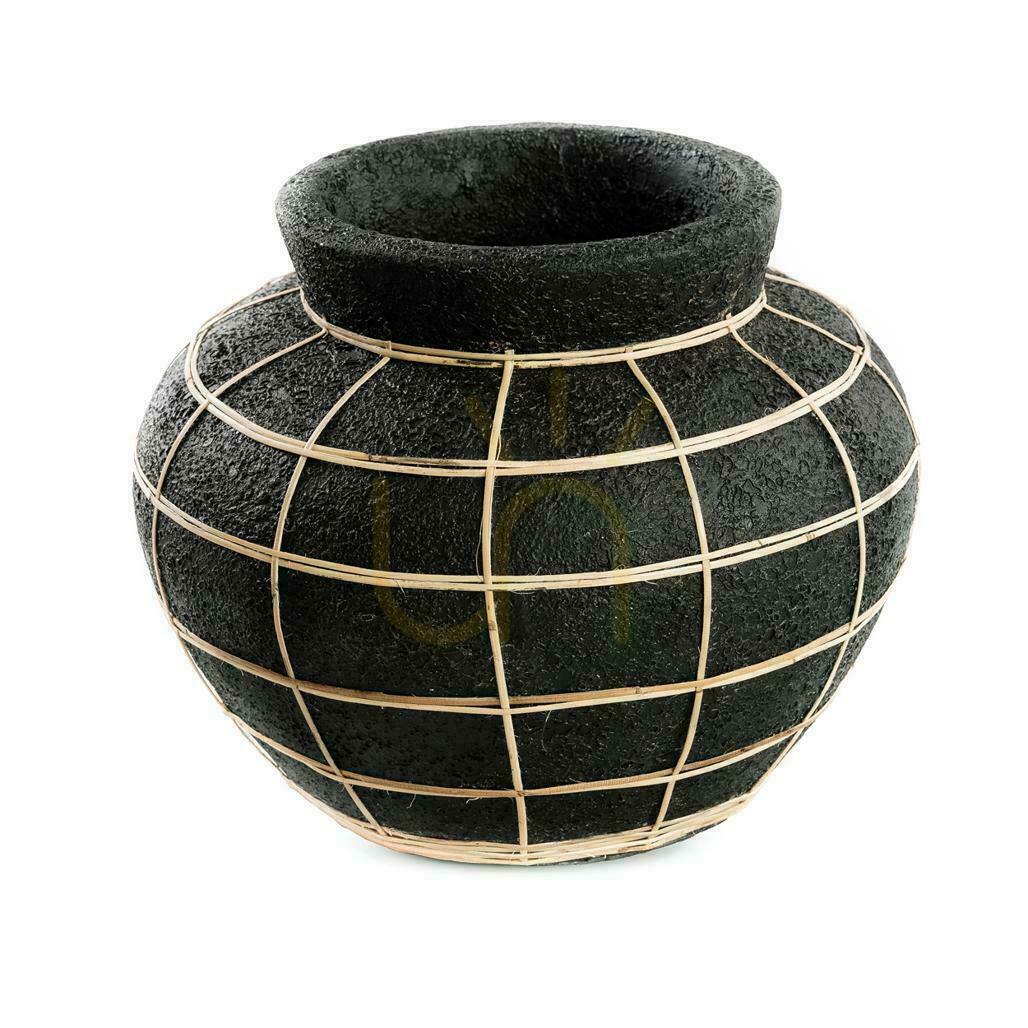 Kontrola Váza BAZAR BIZAR Terracotta Collection černá přírodní M Váza BAZAR BIZAR Terracotta Collection černá přírodní M