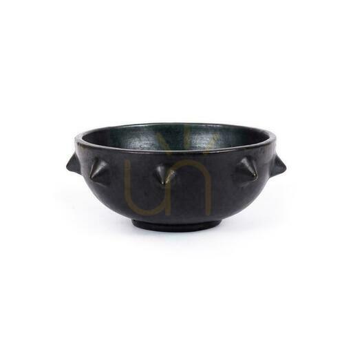 Kontrola Terakotová mísa BAZAR BIZAR Burned Collection černá 22 cm