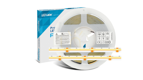 LED-list PRO 3Y 24V 640 LED/m COB CCT, RA90, 16W, 3200 LED, 5m