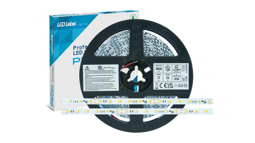 Kontrola Páska PRO 3Y 24V 600 LED 2835 SMD 17W 3000-2000K, 5m