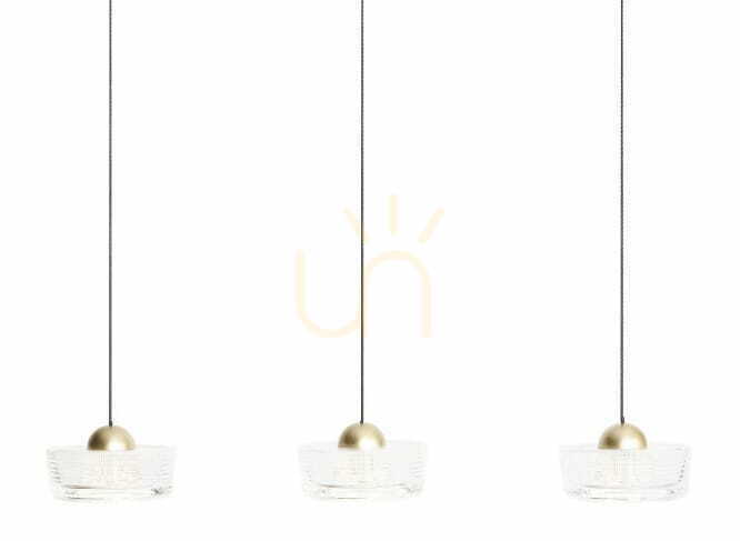 Pohled Závěsné svítidlo Max Light Lipari III Square P0545, broušené zlato, LED 22 W, 80 cm Závěsné svítidlo Max Light Lipari III Square P0545, broušené zlato, LED 22 W, 80 cm