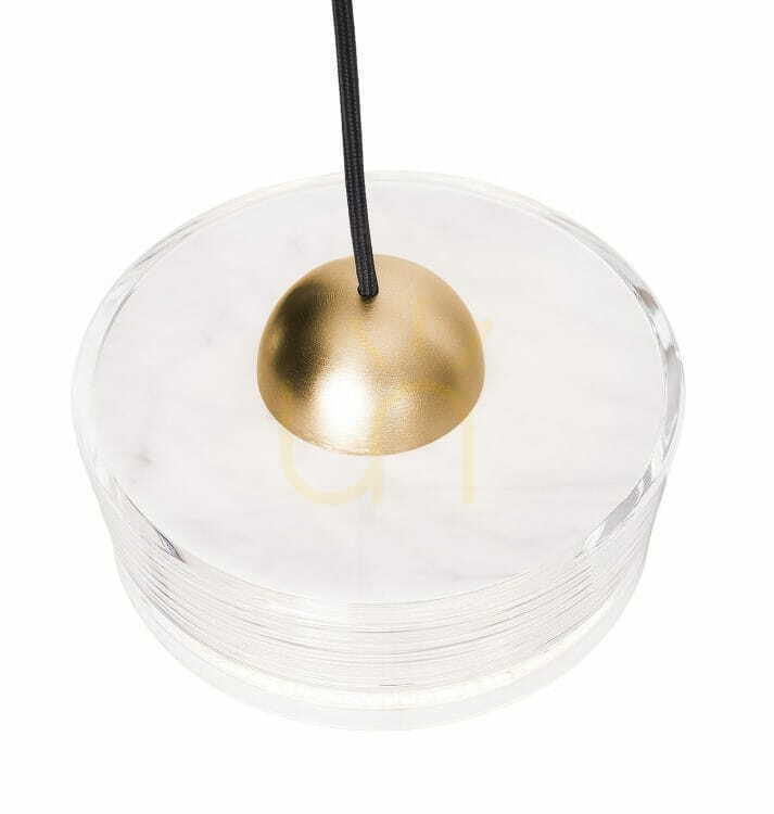 Zobrazit Závěsné svítidlo Max Light Lipari III Square P0545, broušené zlato, LED 22 W, 80 cm Závěsné svítidlo Max Light Lipari III Square P0545, broušené zlato, LED 22 W, 80 cm