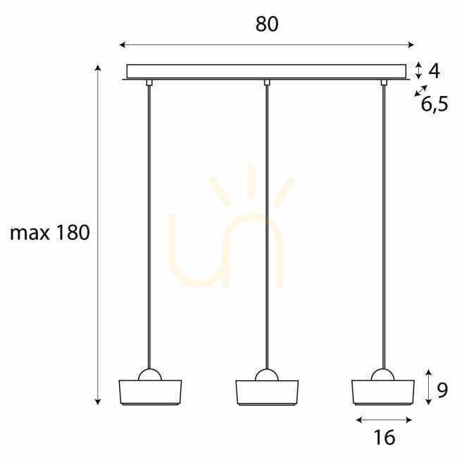 Zobrazit Závěsné svítidlo Max Light Lipari III Square P0545, broušené zlato, LED 22 W, 80 cm Závěsné svítidlo Max Light Lipari III Square P0545, broušené zlato, LED 22 W, 80 cm