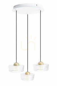 Závěsné svítidlo Max Light Lipari III P0543 bílé zlaté 3x LED 22W 3000K 0 Závěsné svítidlo Max Light Lipari III P0543 bílé zlaté 3x LED 22W 3000K small 0