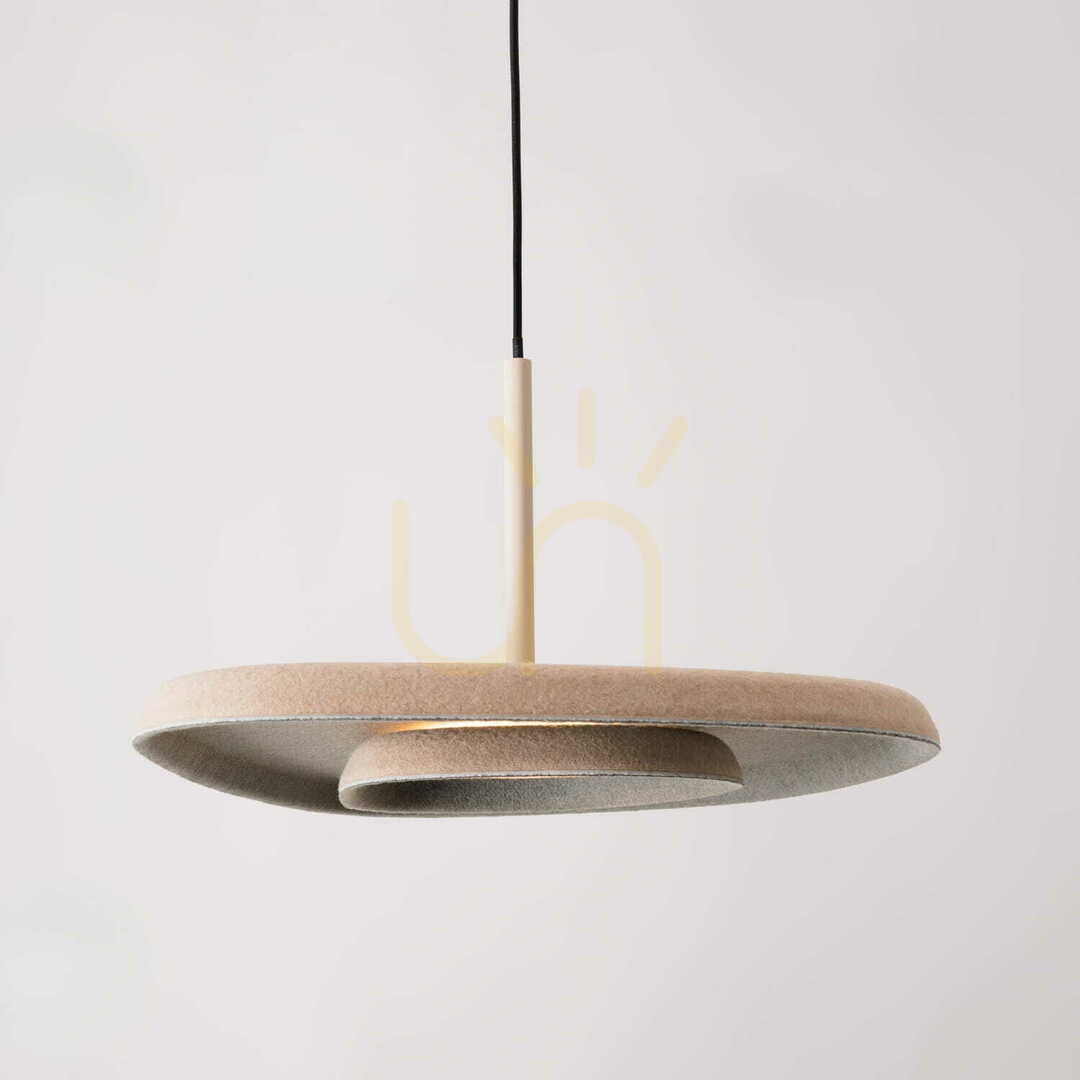 Náhled Závěsné svítidlo Max Light Deux P0561 krémovo-šedé LED 40 cm Závěsné svítidlo Max Light Deux P0561 krémovo-šedé LED 40 cm