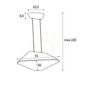 Závěsné svítidlo Max Light Carbon P0567 černé šedé 50 cm LED 8W 4 Závěsné svítidlo Max Light Carbon P0567 černé šedé 50 cm LED 8W small 4